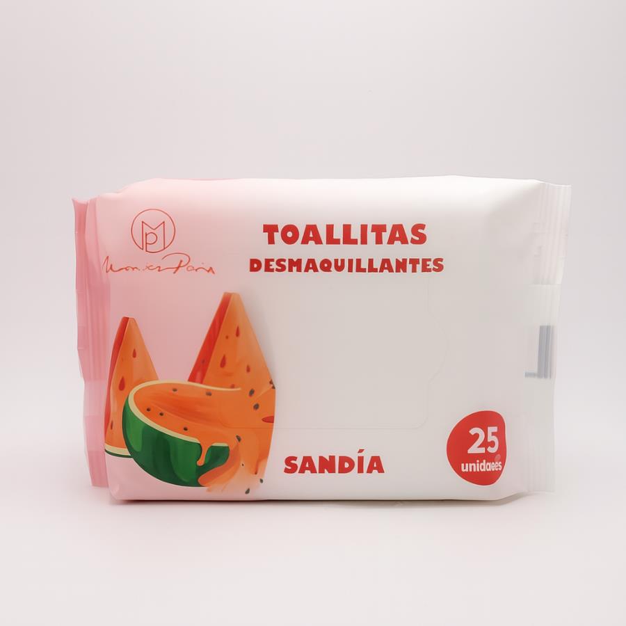 Toallitas Desmaquillantes Mónica París Sandía (25 unidades)